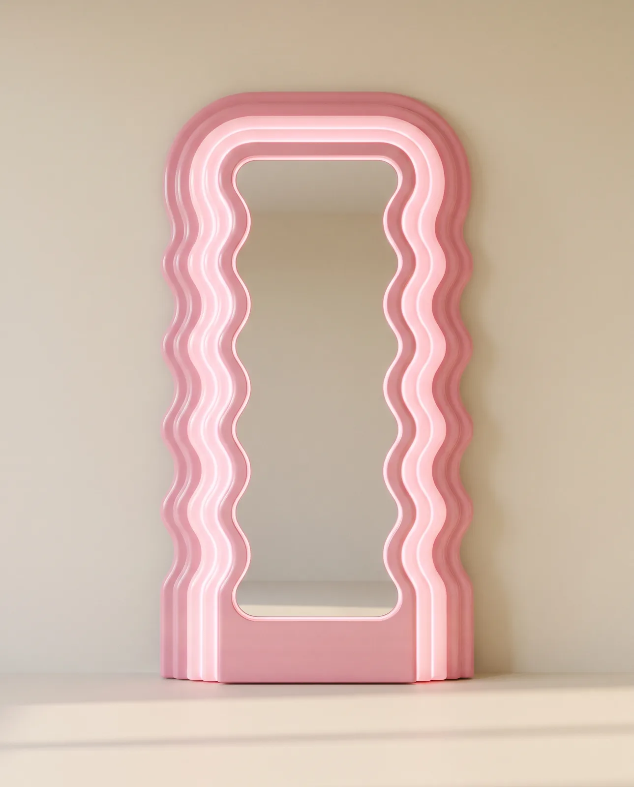 Ultrafragola-Spiegel — Sottsass, kurz vor Memphis