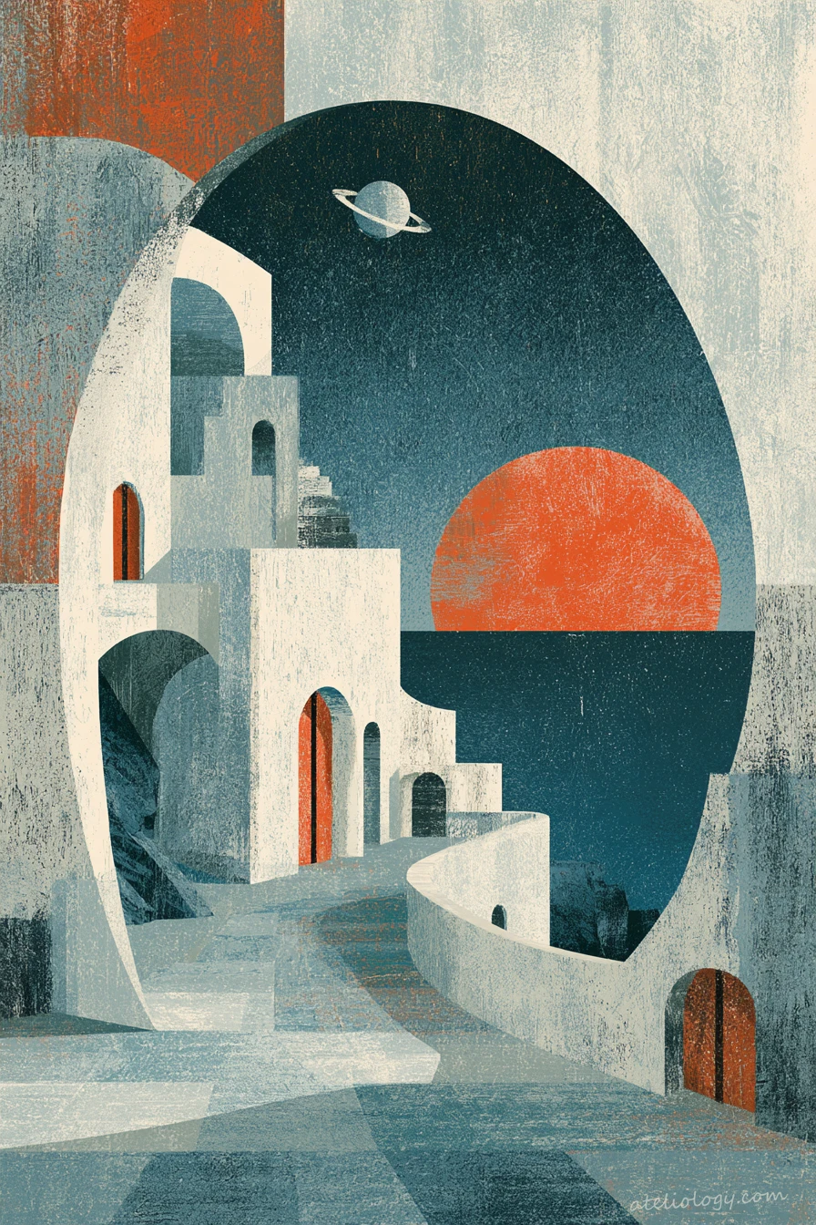 Santorini unter Saturn