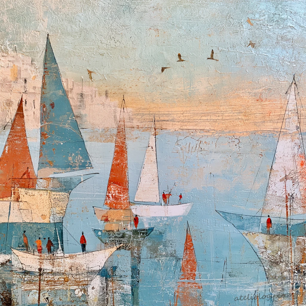 Segelboote im Hafen