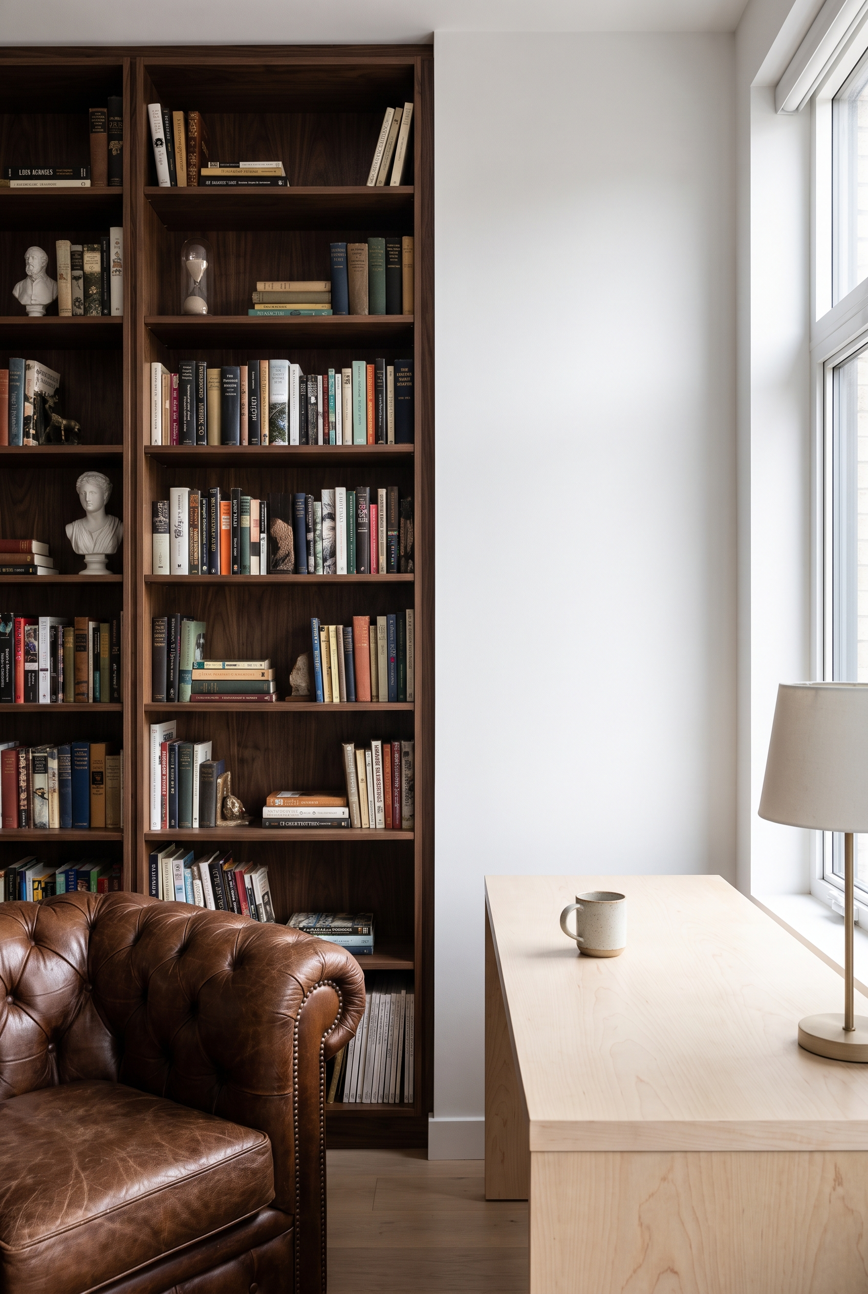 Dark Academia Meets Scandinavian Minimalism