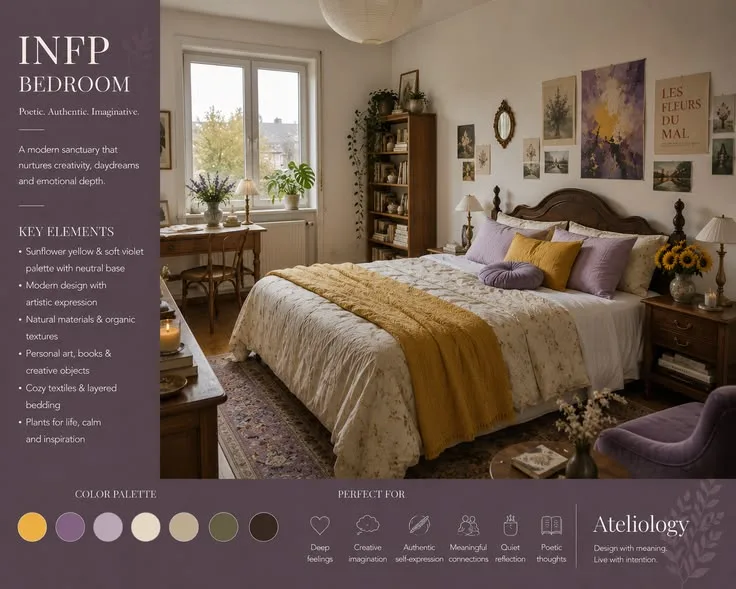 INFP-Schlafzimmer: verträumte Einrichtungsideen zum Wohlfühlen