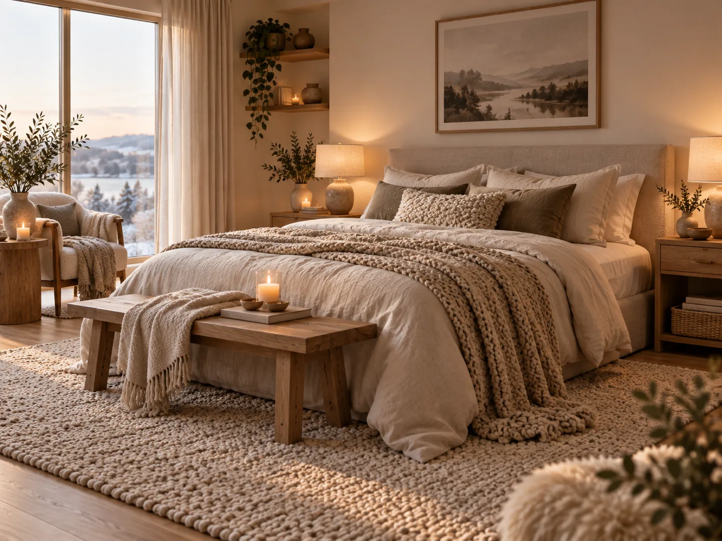 Das Schlafzimmer darf aussehen, als würde dort tatsächlich jemand schlafen
