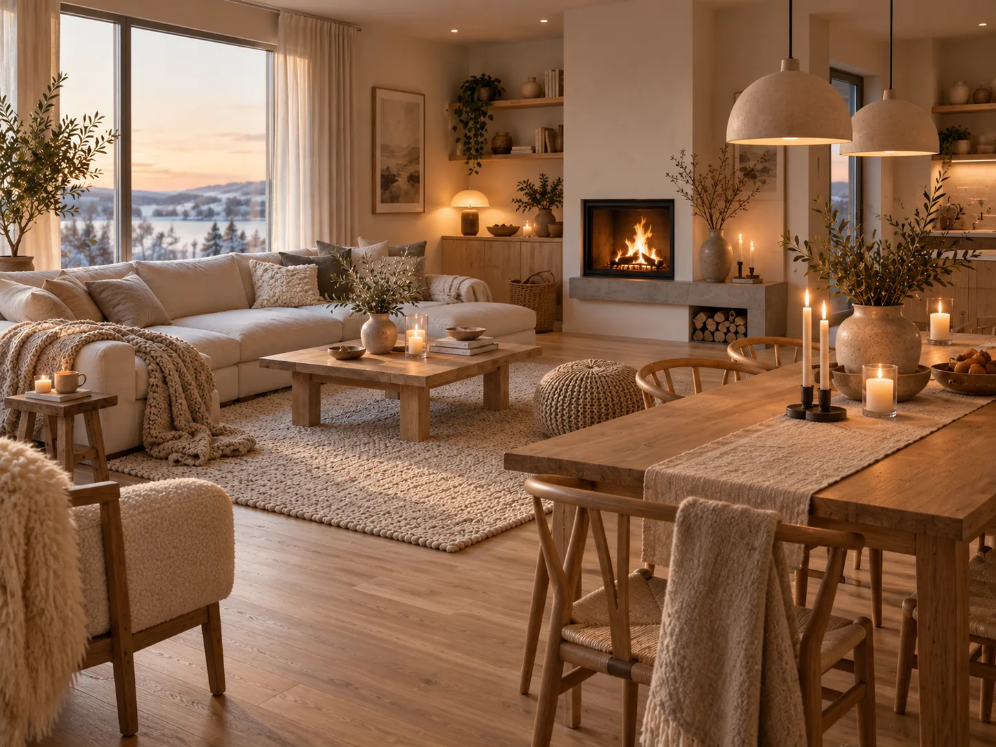 Das Wohnzimmer: Hygge-Hauptquartier